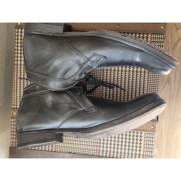Bed Stu Gray Leather Ankle Boots Men\'s Size 9.5  Casual Lace Up Chukka Shoe main image 9